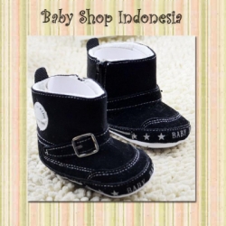 S657 Boots Black Gesper 75  large